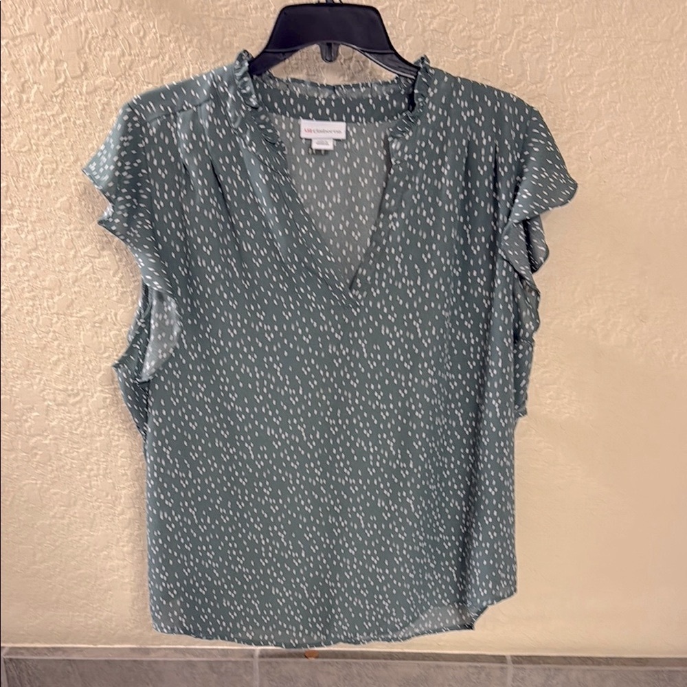 Liz Claiborne Flutter Sleeve Blouse